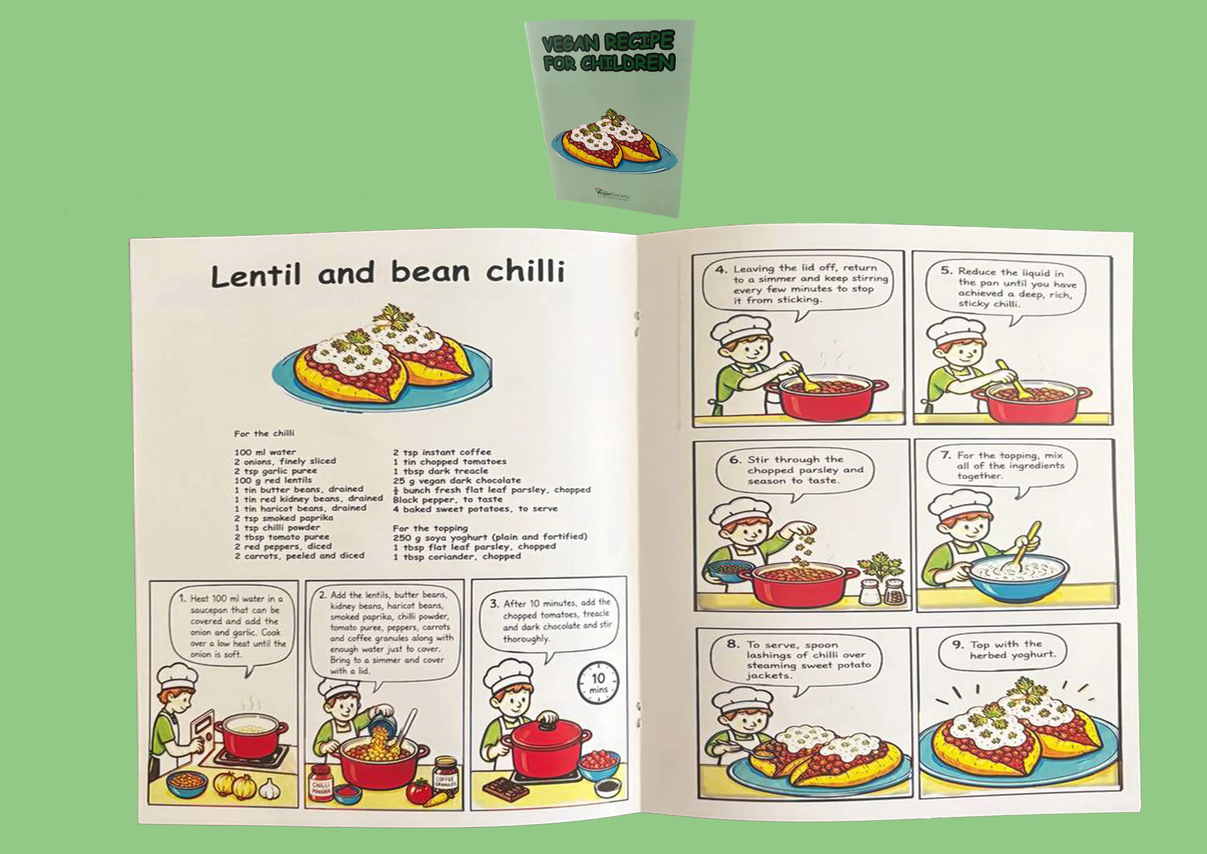 Vegan Recipe For Children by Windsor Adriel Gallaza